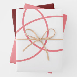 Minimale abstracte eenvoudige geometrie inpakpapier vel