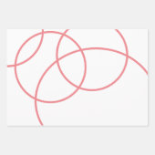 Minimale abstracte eenvoudige geometrie inpakpapier vel (Voorkant)