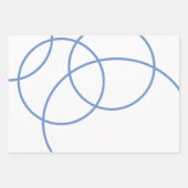 Minimale abstracte eenvoudige geometrie inpakpapier vel (Voorkant)