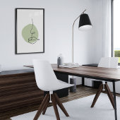 Minimale Abstracte foto-indeling van zijlijn Poster