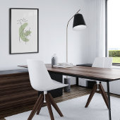 Minimale Abstracte foto-indeling van zijlijn Poster