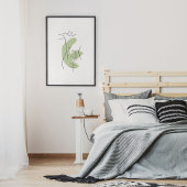 Minimale Abstracte foto-indeling van zijlijn Poster