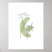 Minimale Abstracte foto-indeling van zijlijn Poster (Voorkant)