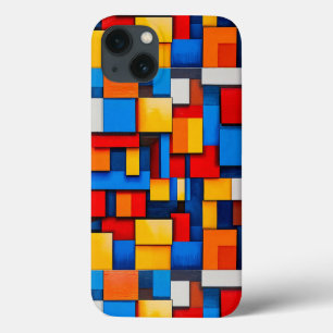 Minimale Abstracte Geometrie Moderne Kleurrijke Bl Case-Mate iPhone Case