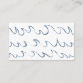 Minimale Abstracte handtekeningen voor Zee Informatiekaartje (Voorkant)