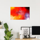 Minimale Abstracte kunst - Moderne Poster afdrukke (Thuiskantoor)