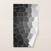 Minimale Abstracte kunststeenwitte kolen Bad Handdoek (Handdoek)