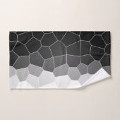 Minimale Abstracte kunststeenwitte kolen Bad Handdoek (Handdoek)