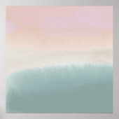 Minimale Abstracte landschapsarchitectuur Poster (Voorkant)