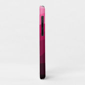Minimale Abstracte magentarood verlooplijnen Case-Mate iPhone Case (Achterkant/links)