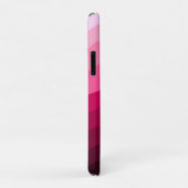 Minimale Abstracte magentarood verlooplijnen Case-Mate iPhone Case (Achterkant/rechts)