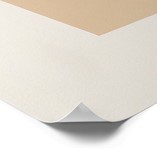 Minimale Abstracte muurkunst uit de middelbare eeu Poster (Hoek)