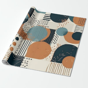 Minimale Abstracte naadloze patroon - geometrisch Cadeaupapier