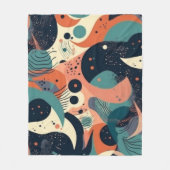 Minimale Abstracte naadloze patroon - geometrisch Fleece Deken (Voorkant)