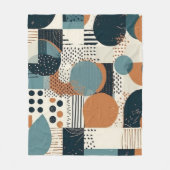 Minimale Abstracte naadloze patroon - geometrisch Fleece Deken (Voorkant)