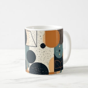 Minimale Abstracte naadloze patroon - geometrisch  Koffiemok
