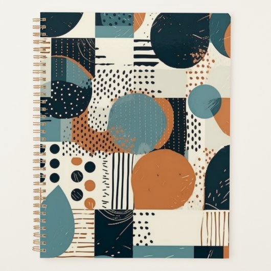 Minimale Abstracte naadloze patroon - geometrisch Planner (Voorkant)