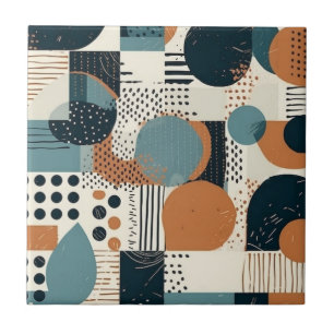 Minimale Abstracte naadloze patroon - geometrisch  Tegeltje