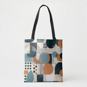 Minimale Abstracte naadloze patroon - geometrisch  Tote Bag