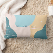 Minimale Abstracte pasta Blauw en Geel Kussen (Deken)