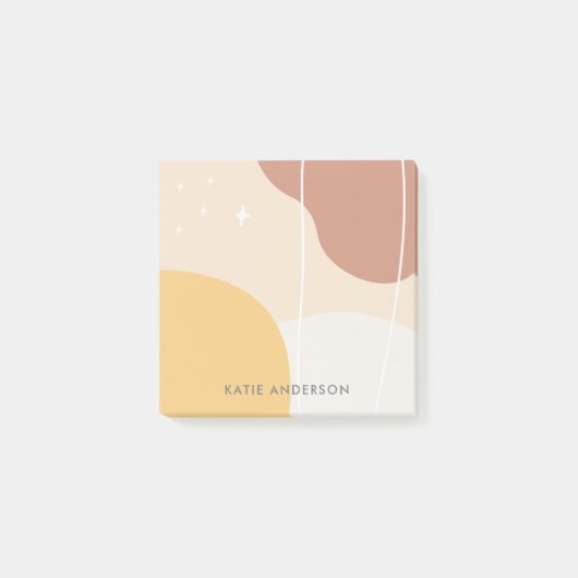 Minimale Abstracte pasta Post-it® Notes (Voorkant)
