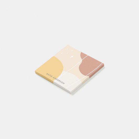 Minimale Abstracte pasta Post-it® Notes (Schuin)