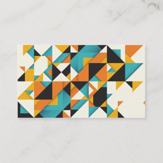 Minimale Abstracte professionele vormgeving voor m Visitekaartje (Achterkant)