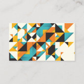 Minimale Abstracte professionele vormgeving voor m Visitekaartje (Achterkant)