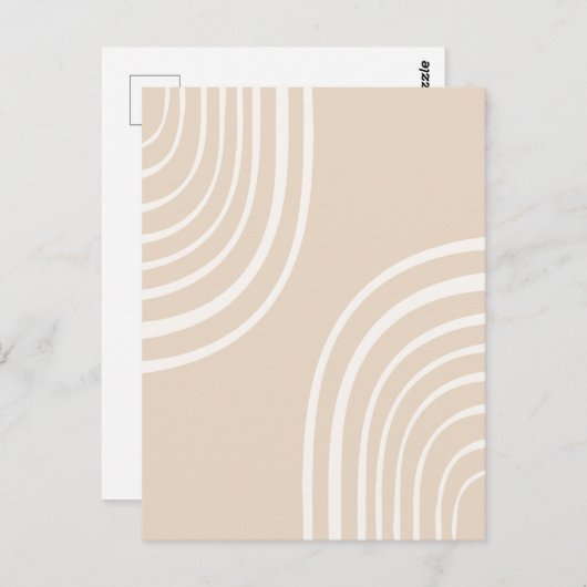 Minimale Abstracte regenbogen #vormen #geometric Briefkaart (Voorkant / Achterkant)