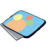 minimale abstracte regenboog confetti Electronics  Laptop Sleeve (Voorkant onderkant)