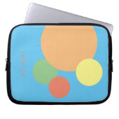 minimale abstracte regenboog confetti Electronics Laptop Sleeve (Voorkant)
