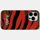 Minimale Abstracte rode en zwarte lijnen Case-Mate iPhone Case (Achterkant (horizontaal))