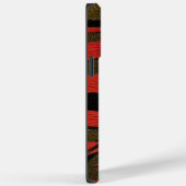 Minimale Abstracte rode en zwarte lijnen Case-Mate iPhone Case (Achterkant / Rechts)