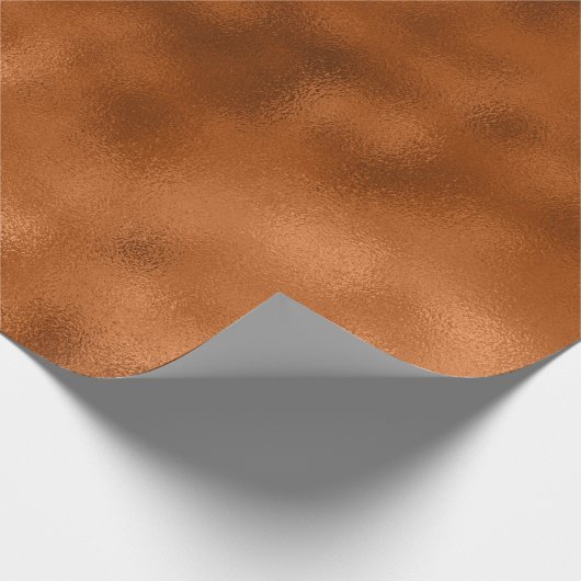 Minimale Abstracte stadscyclus van kopermetaal Cadeaupapier (Hoek)