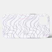 Minimale abstracte telefoonhoesje met lijnen Case-Mate iPhone case (Achterkant (horizontaal))