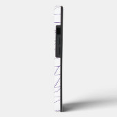 Minimale abstracte telefoonhoesje met lijnen Case-Mate iPhone case (Achterkant / Links)