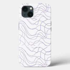 Minimale abstracte telefoonhoesje met lijnen Case-Mate iPhone case