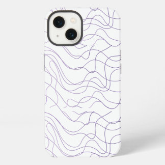 Minimale abstracte telefoonhoesje met lijnen iPhone 13 hoesje