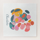 Minimale Abstracte vormen Kunst | Gepersonaliseerd Legpuzzel (Horizontaal)