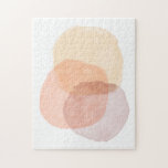 Minimale Abstracte vormen van Waterverf van pasta' Legpuzzel<br><div class="desc">Minimale Abstracte pasta-Waterverf</div>