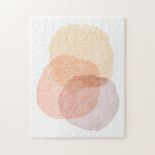 Minimale Abstracte vormen van Waterverf van pasta' Legpuzzel