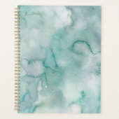 Minimale Abstracte Waterverf Planner Journal (Voorkant)