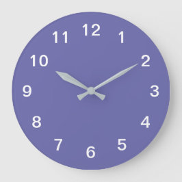 Minimale acrylwandklok met lavendel grote klok