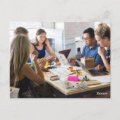 Minimale Advocate Professional Foto Business Post Briefkaart (Achterkant)