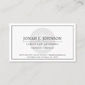 Minimale advocatuur | VISITEKAARTJE (Voorkant)