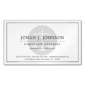 Minimale advocatuur | VISITEKAARTJE Magnetisch Visitekaartje (Voorkant)