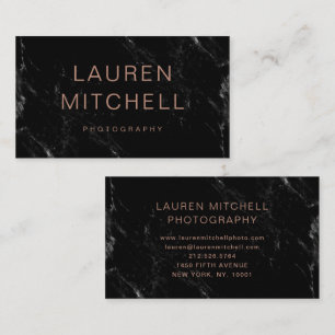 Minimale afbeelding   Zwarte marmer Visitekaartje