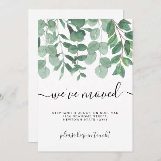 Minimale afbraak We hebben nieuwe thuisbeweging ge Aankondiging (Voorkant / Achterkant)