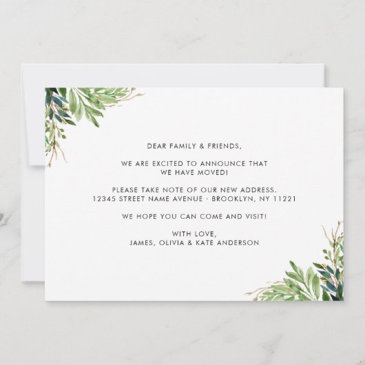 Minimale afbraak We hebben nieuwe thuisbeweging ge Aankondiging (Achterkant)