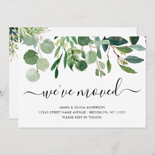 Minimale afbraak We hebben nieuwe thuisbeweging ge Aankondiging (Voorkant / Achterkant)